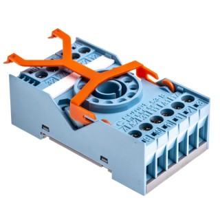 Releco 11 Way 250V AC DIN Rail Relay Socket with Screw Terminals for MRC Series 11-Pin Relay S3-B