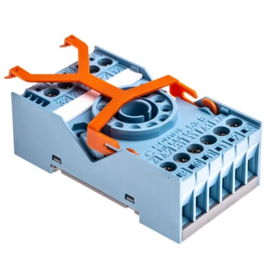 Releco 11 Way 250V AC DIN Rail Relay Socket with Screw Terminals for MRC Series 11-Pin Relay S3-B