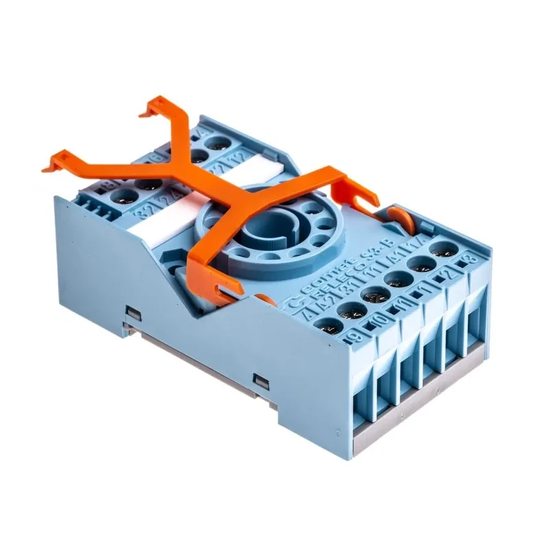 Releco 11 Way 250V AC DIN Rail Relay Socket with Screw Terminals for MRC Series 11-Pin Relay S3-B