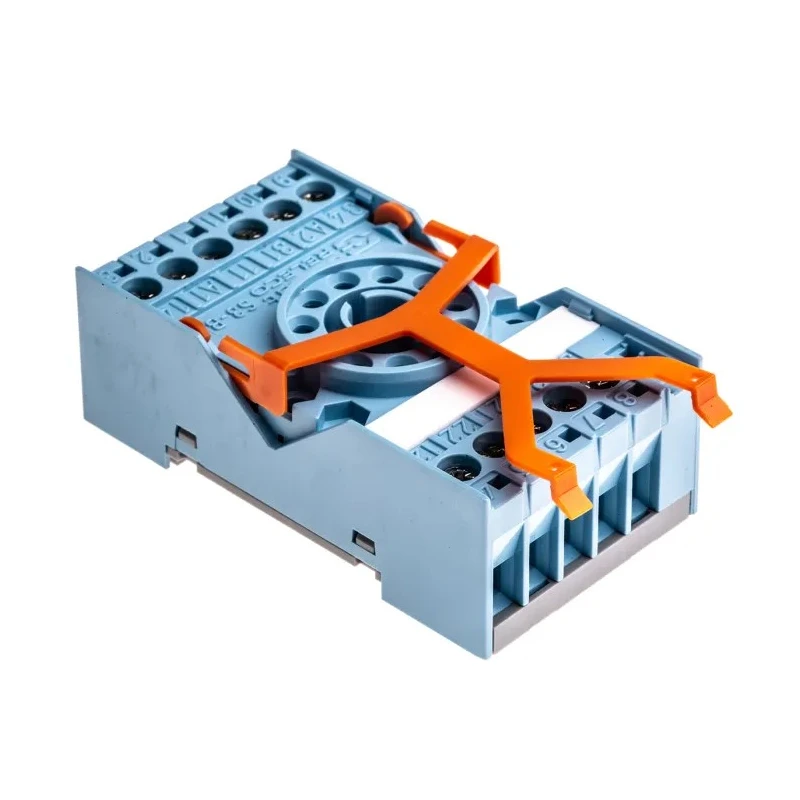 Releco 11 Way 250V AC DIN Rail Relay Socket with Screw Terminals for MRC Series 11-Pin Relay S3-B