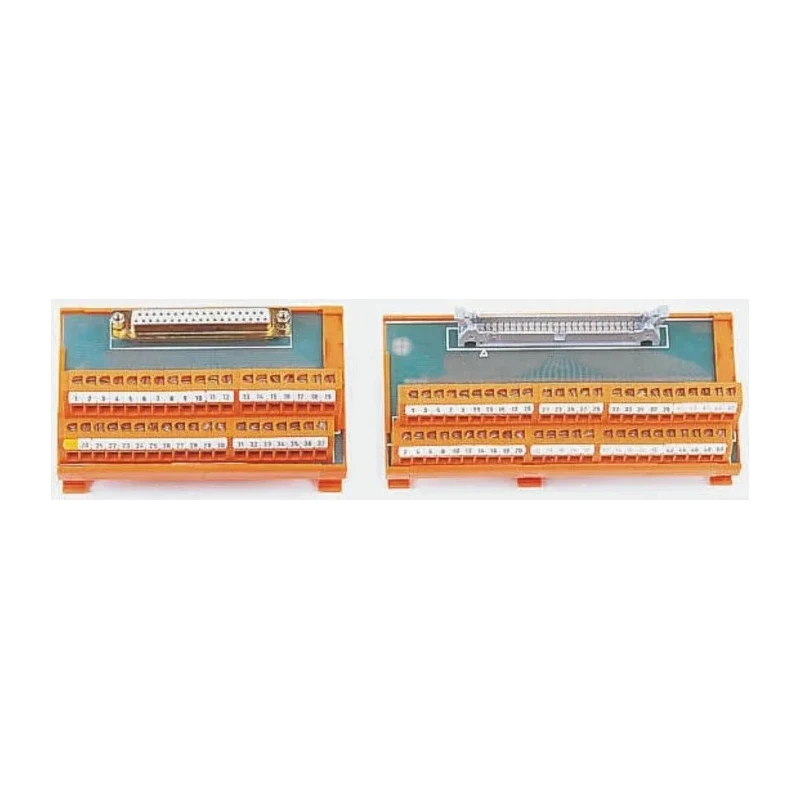 RS PRO 10-Contact Male Interface Module IDC Connector DIN Rail Mount 50V 1A 403-308