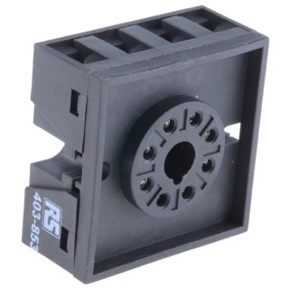 Tempatron 8 Way 250V DIN Rail Relay Socket with Rear Facing Terminals CDSR08