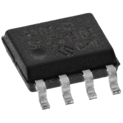 Microchip Successive Approximation Register (SAR) 12-bit Analog to Digital Converter 100 ksps SPI Interface MCP3201-CI/SN