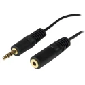 StarTech.com Male 3.5 mm Stereo Jack to Female 3.5 mm Stereo Jack Auxiliary Cable Black 3.7 m MU12MF