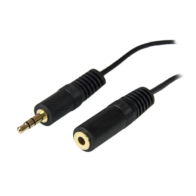 StarTech.com Male 3.5 mm Stereo Jack to Female 3.5 mm Stereo Jack Auxiliary Cable Black 3.7 m MU12MF