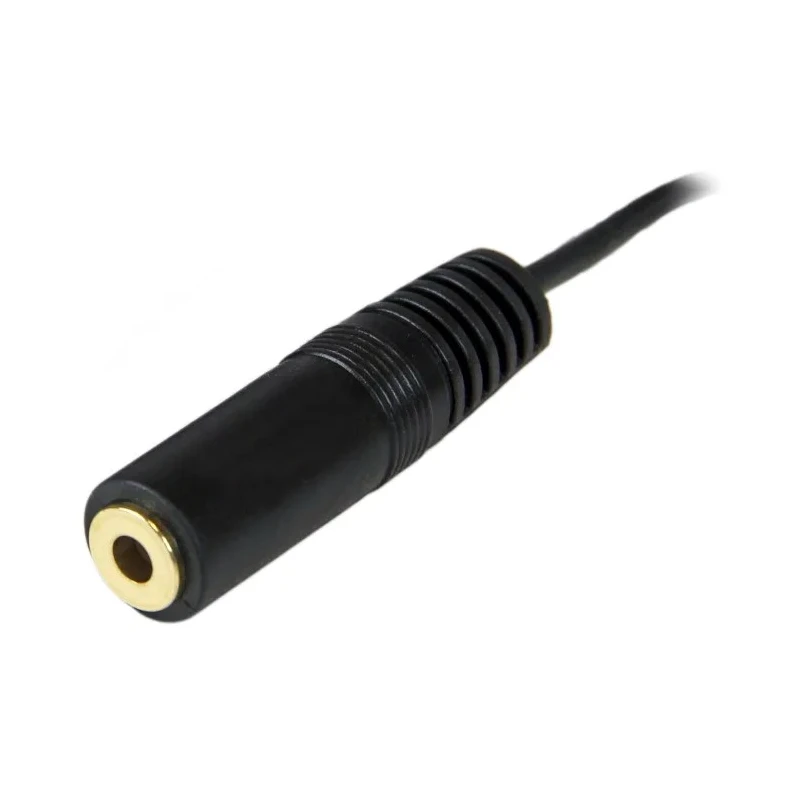 StarTech.com Male 3.5 mm Stereo Jack to Female 3.5 mm Stereo Jack Auxiliary Cable Black 3.7 m MU12MF