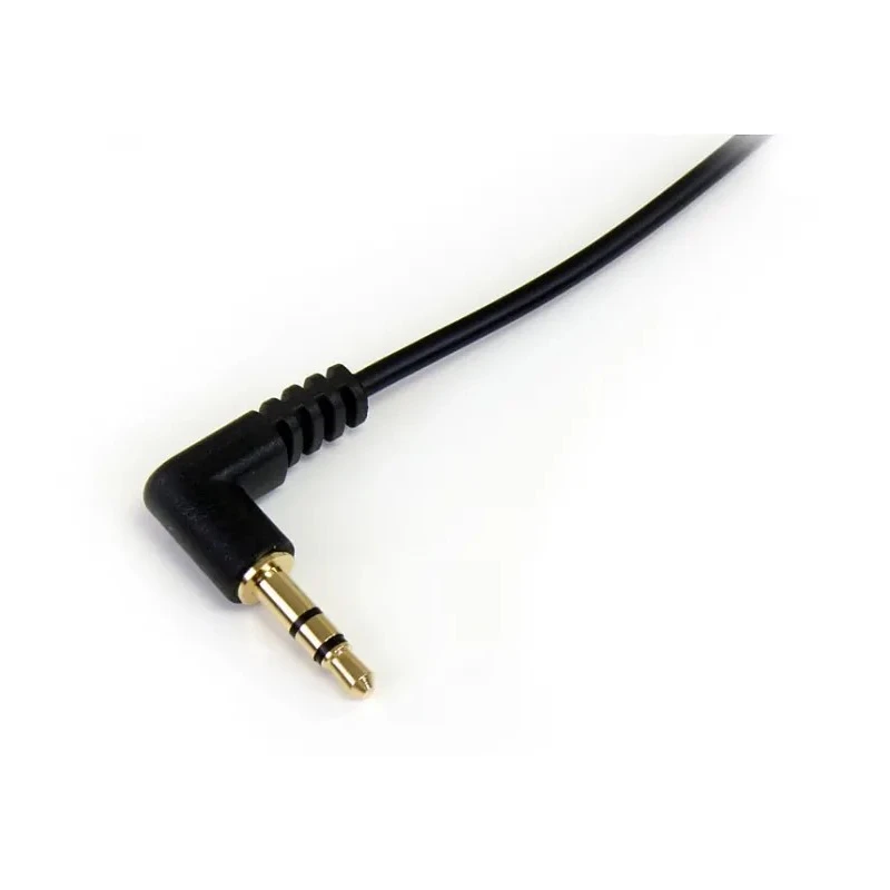 StarTech.com Male 3.5 mm Stereo Jack to Male 3.5 mm Stereo Jack Auxiliary Cable, Black, 300 mm MU1MMSRA