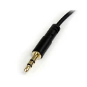 StarTech.com Male 3.5 mm Stereo Jack to Male 3.5 mm Stereo Jack Auxiliary Cable, Black, 300 mm MU1MMSRA