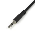 StarTech.com Male 3.5 mm Stereo Jack to Female 3.5 mm Stereo Jack x 2 Auxiliary Cable, Black, 200 mm MUY1MFFS