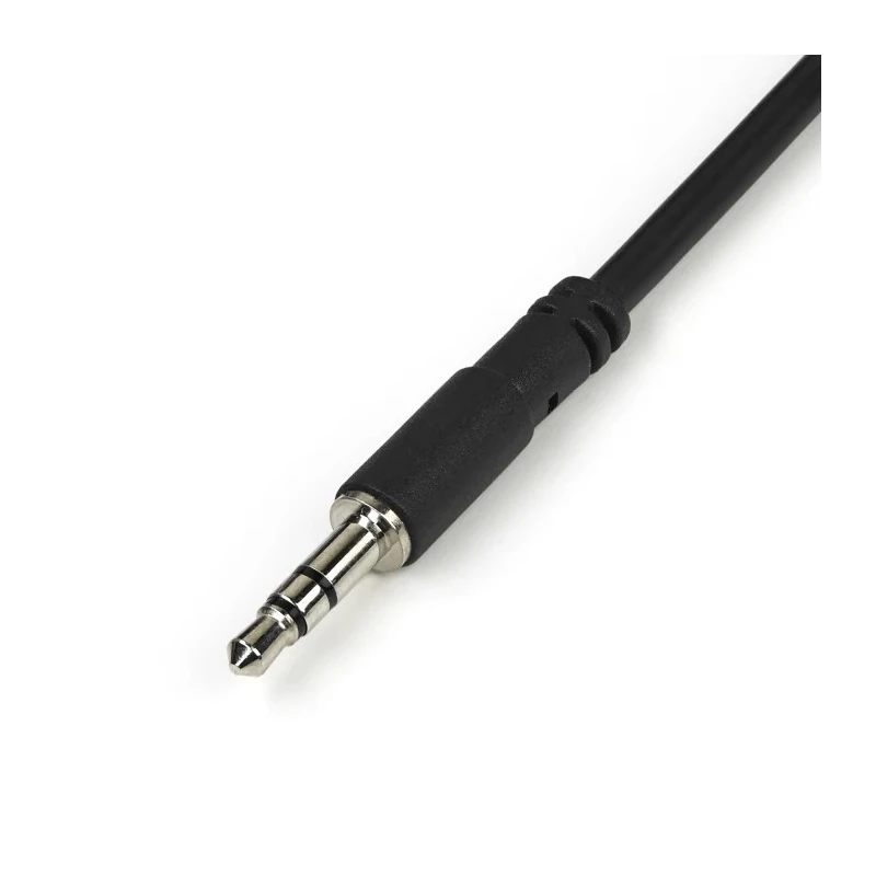 StarTech.com Male 3.5 mm Stereo Jack to Female 3.5 mm Stereo Jack x 2 Auxiliary Cable, Black, 200 mm MUY1MFFS