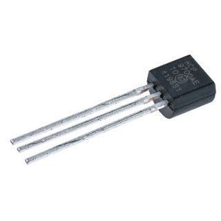 Microchip Voltage Output Temperature Sensor MCP9700A, Analogue, Through Hole Mount, ±1°C Accuracy, 3-Pin TO-92 MCP9700A