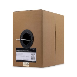 StarTech.com Unscreened Grey PVC Cat5e Ethernet Cable 305m Solid Copper 24AWG CMR