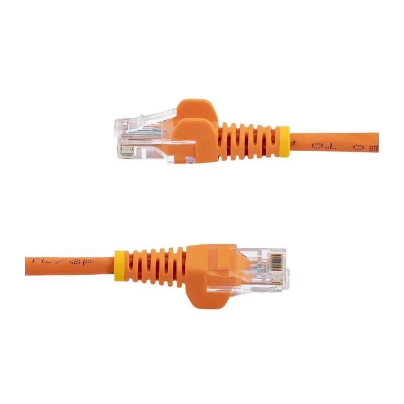 StarTech.com Cat5e Ethernet Cable, 7 m Length, Unscreened Stranded Copper Conductor, Orange PVC Jacket 
