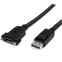 StarTech.com DisplayPort Cable Male to Female, Polyvinyl Chloride Jacket, 1 m DPPNLFM3PW