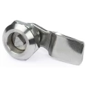 RS Pro Stainless Steel Triangular Key, 13 mm Panel-to-Tongue Depth, Keyless Tri Lock Key Unlock 192-9650