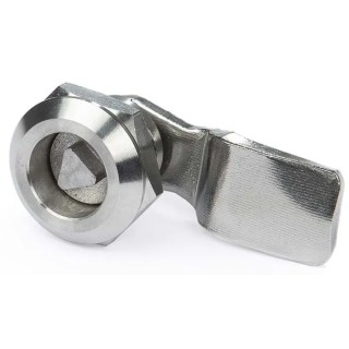 RS Pro Stainless Steel Triangular Key, 13 mm Panel-to-Tongue Depth, Keyless Tri Lock Key Unlock 192-9650