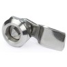 RS Pro Stainless Steel Triangular Key, 13 mm Panel-to-Tongue Depth, Keyless Tri Lock Key Unlock 192-9650