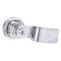 RS Pro Stainless Steel Cabinet Lock, 32 mm Panel-to-Tongue, Double Bit Key Unlock 192-9648