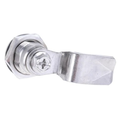 RS Pro Stainless Steel Cabinet Lock, 32 mm Panel-to-Tongue, Double Bit Key Unlock 192-9648