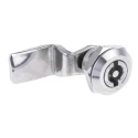 RS Pro Stainless Steel Cabinet Lock, 32 mm Panel-to-Tongue, Double Bit Key Unlock 192-9648