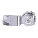 RS Pro Stainless Steel Cabinet Lock, 32 mm Panel-to-Tongue, Double Bit Key Unlock 192-9648
