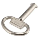 RS PRO Die Cast Zinc Cross Wrench Zinc Plated Double Bit Key Head 192-9656