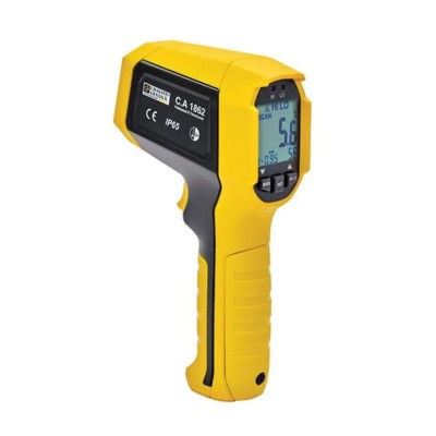 Chauvin Arnoux Infrared Thermometer CA 1862, -35 °C to +1202 °C, ±1.8 °C/±1.8 % Accuracy, Adjustable Emissivity, 9 P01651816