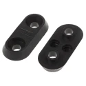 RS PRO Black Terminal Mounting Plate 16 mm Hole Diameter 404-856