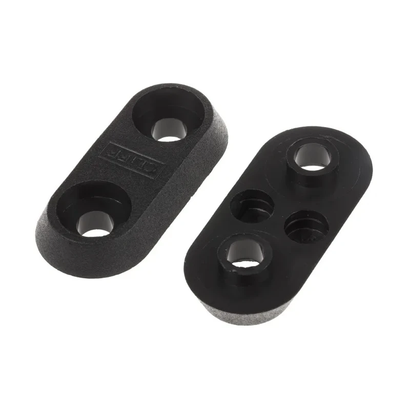 RS PRO Black Terminal Mounting Plate 16 mm Hole Diameter 404-856