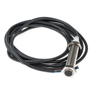 Omron Threaded Barrel Inductive Proximity Sensor M12 PNP 24 V dc 4 mm Detection 200mA E2A-S12LS04-WP-B1 2M