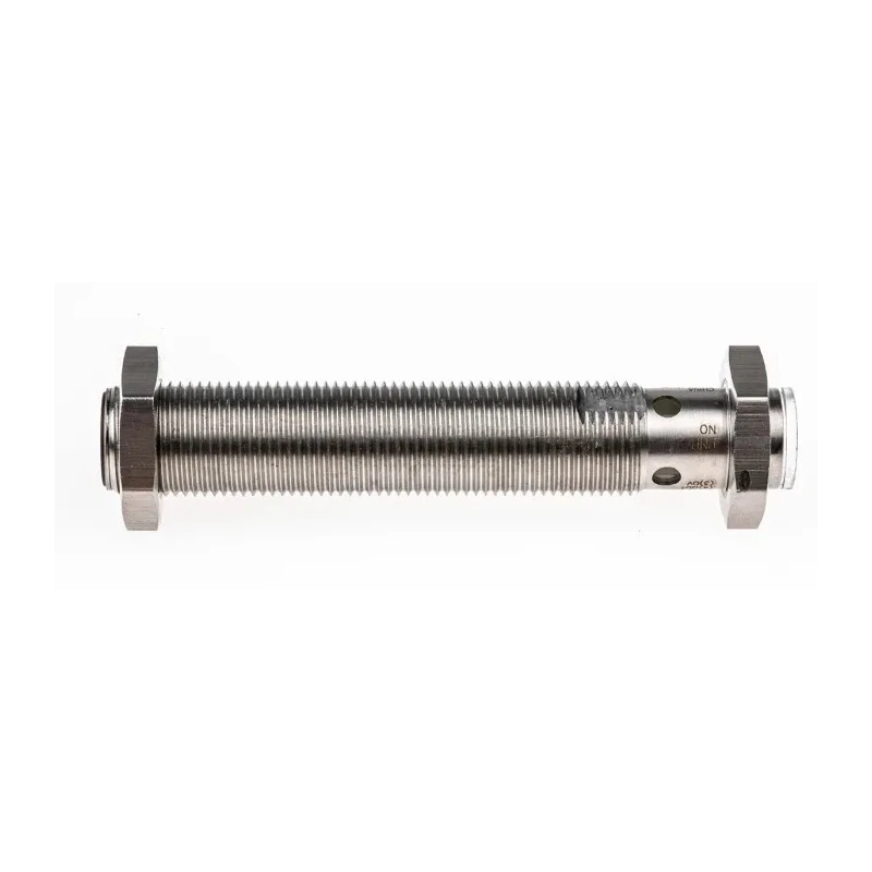 Omron Threaded Barrel Inductive Proximity Sensor M12 PNP 24V DC 4mm Detection 240V AC 200mA E2AS12LS04M1B1