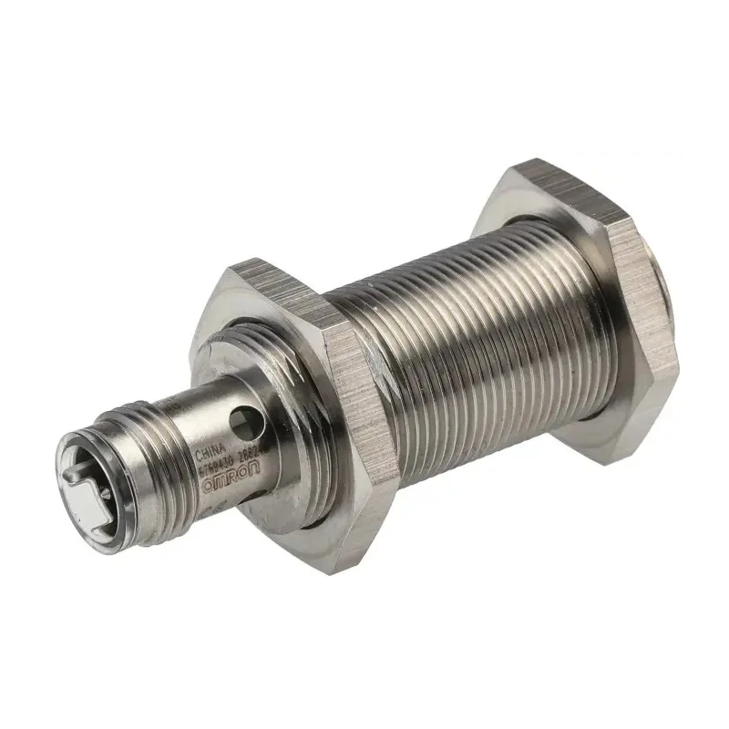 Omron Threaded Barrel Inductive Proximity Sensor 24V DC 8 mm Detection Range PNP Output Stainless Steel E2A-S18KS08-M1-B1