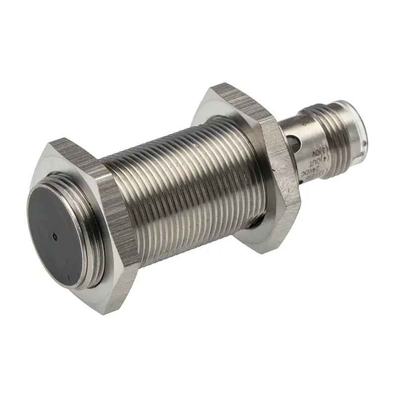Omron Threaded Barrel Inductive Proximity Sensor 24V DC 8 mm Detection Range PNP Output Stainless Steel E2A-S18KS08-M1-B1