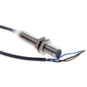 Omron Threaded Barrel Inductive Proximity Sensor M12 NPN 24V dc 4mm Detection Stainless Steel Housing E2A-S12LS04-WP-C1 2M