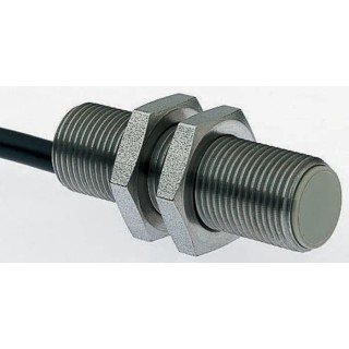 Omron Threaded Barrel Inductive Proximity Sensor M18 NPN 24V DC 8mm Detection 200mA E2AS18KS08WPC12M