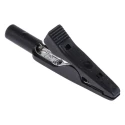 Hirschmann Test & Measurement Black Crocodile Clip Brass Contact 5A Insulated 930317800