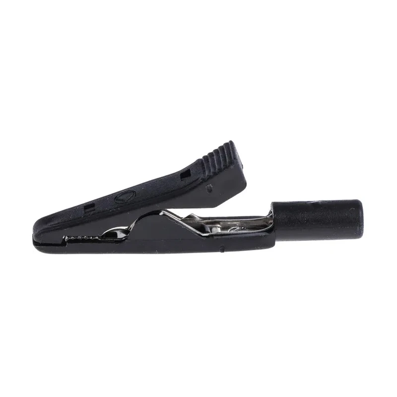 Hirschmann Test & Measurement Black Crocodile Clip Brass Contact 5A Insulated 930317800
