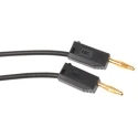 Staubli Connector Test Lead 10A, 30 V AC, 60 V DC, Black, 500 mm Lead Length 28.0039-050-21