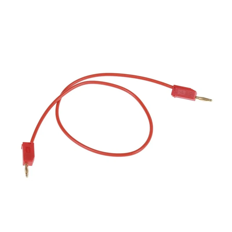 Staubli Connector Test Lead 10A, 30 V AC, 60V DC, Red, 300mm Lead Length 28.0039-030-22