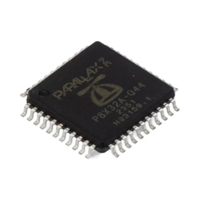 Parallax Inc 32 bit P8X32A Propeller Microcontroller, 80 MHz, 64kB ROM, 44-Pin LQFP P8X32A-Q44