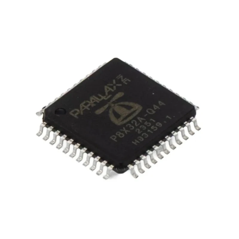 Parallax Inc 32 bit P8X32A Propeller Microcontroller, 80 MHz, 64kB ROM, 44-Pin LQFP P8X32A-Q44