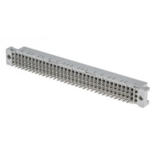 HARTING DIN 41612 Connector 96 Way 2.54 mm Pitch Through Hole Female 3 Row Solder Class C2 09032966825