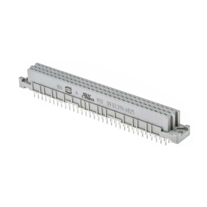 HARTING DIN 41612 Connector 96 Way 2.54 mm Pitch Through Hole Female 3 Row Solder Class C2 09032966825