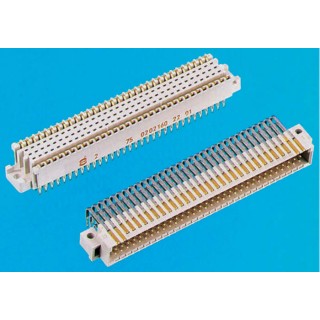 HARTING DIN 41612 Connector 160 Contacts 5 Row 2.54 mm Pitch Through Hole Female Press-in Termination Class C1 02021601301