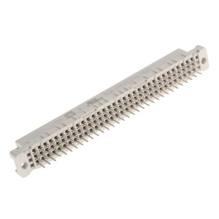HARTING DIN 41612 96 Way 2.54 mm Pitch Through Hole Type C/3 Solder Class C3 3 Row Female Connector Straight 09032967825