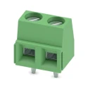 Phoenix Contact MKDSN 1.5/2-5.08 Series Straight Wave Soldering Mount PCB Terminal Block, 2 Contact(s), 5.08 mm Pitch 1729128