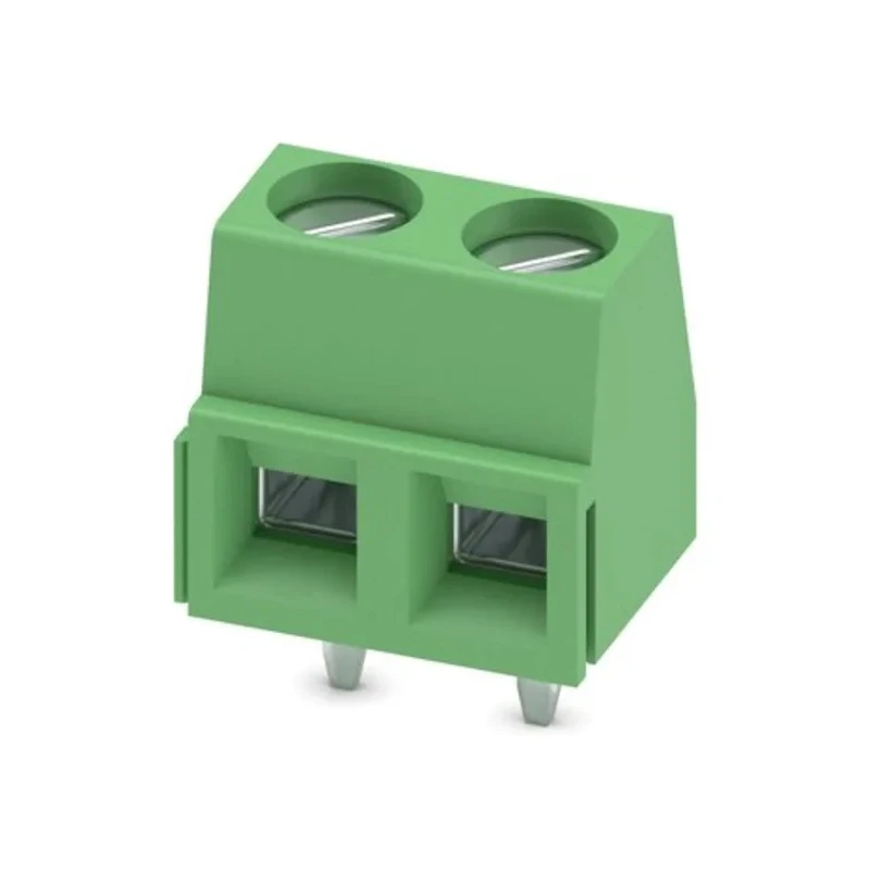 Phoenix Contact MKDSN 1.5/2-5.08 Series Straight Wave Soldering Mount PCB Terminal Block, 2 Contact(s), 5.08 mm Pitch 1729128