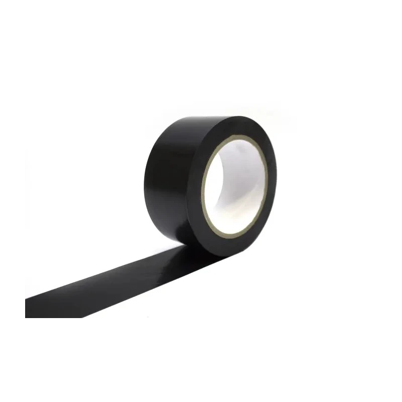 Coba Europe Black Polyvinyl Chloride Hazard Tape 50 mm x 33 m 15 μm Thickness TP010002