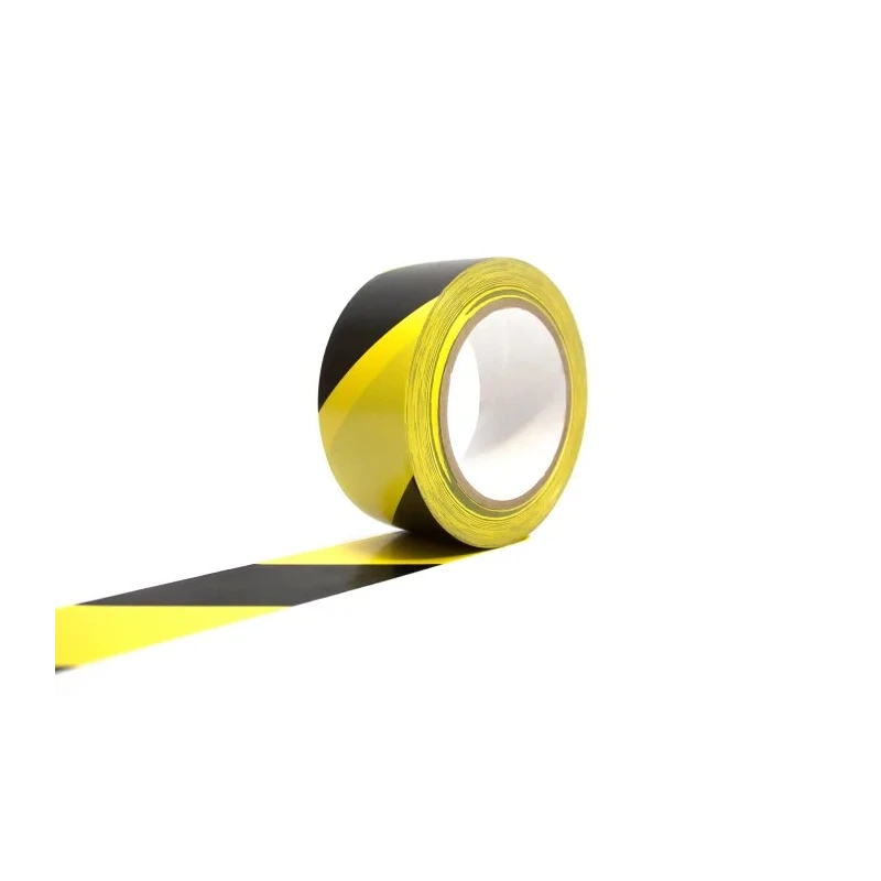 Coba Europe Yellow, Black Polyvinyl Chloride 33 m Hazard Tape 15 μm Thickness TP010702