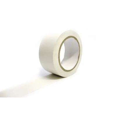 Coba Europe White Polyvinyl Chloride Hazard Tape 50mm Width 33m Length 15μm Thickness TP130002